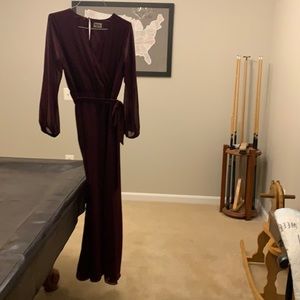 Show Me Your Mumu XL Bridesmaid Dress in Merlot